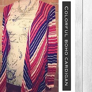 {NWOT} Cute Boho Crochet Cardigan